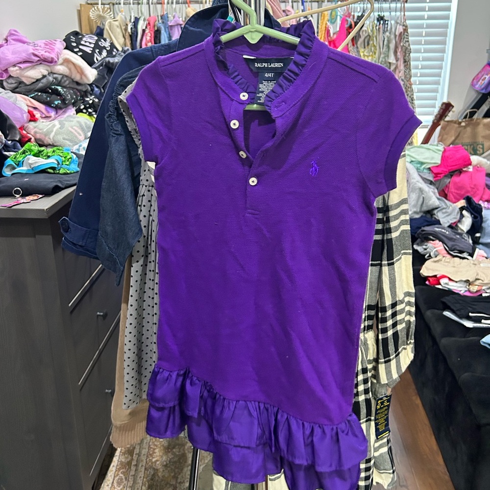 Girl's Ralph Lauren dress Purple size 4/4t
